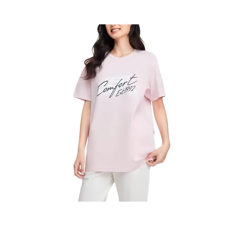 Skechers T Shirt Unisex Chalk Pink-0