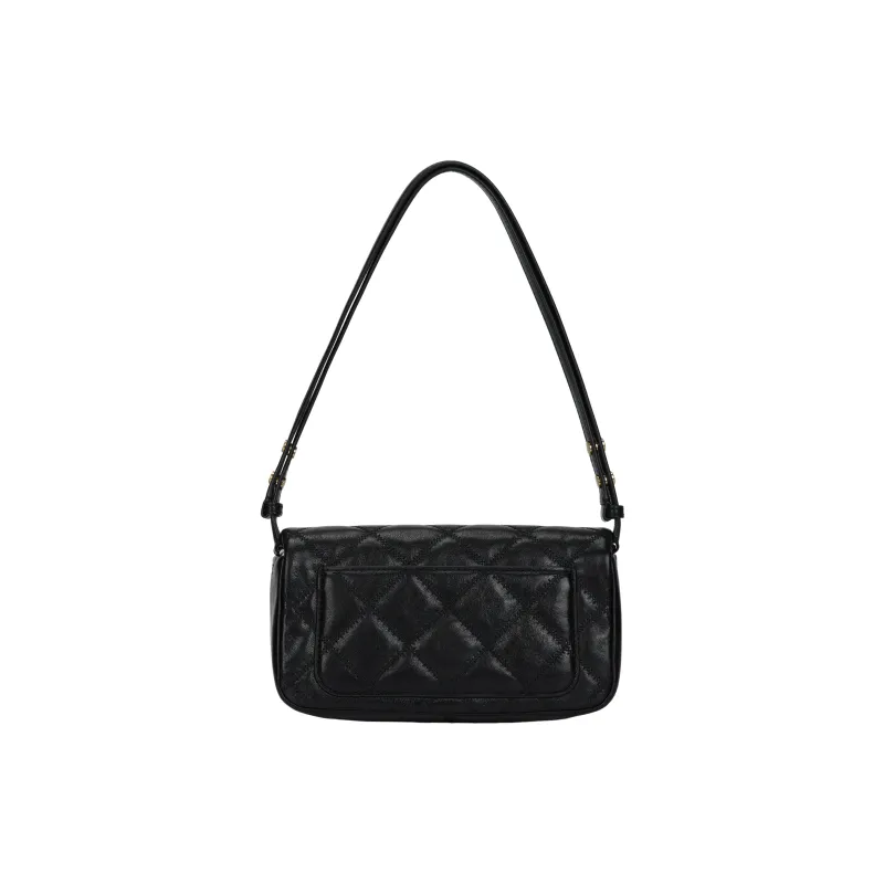 TORY BURCH Sheepskin Shoulder Bag Women's Black-2