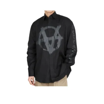 Vetements Shirts Men Black