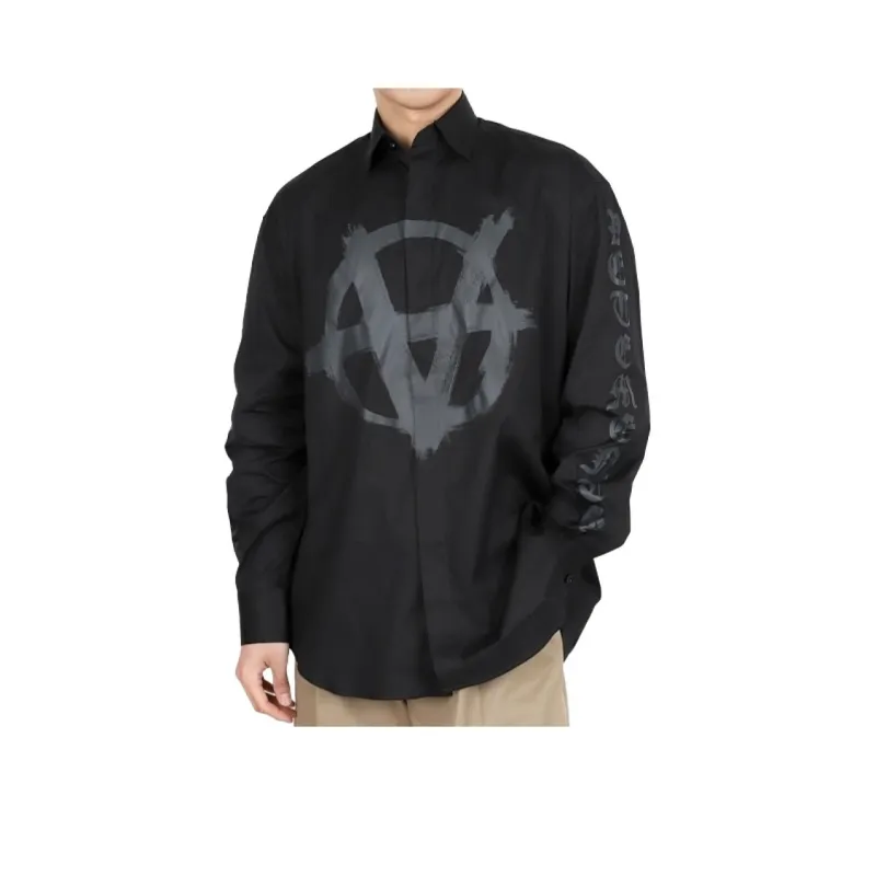 Vetements Shirts Men Black-0