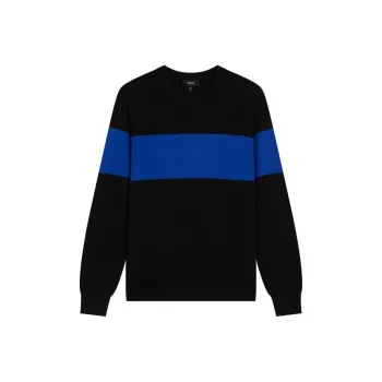 THEORY Knitwear Men Black/Mineral Blue