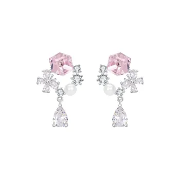 Lady Go S925 Silver Earrings Women's