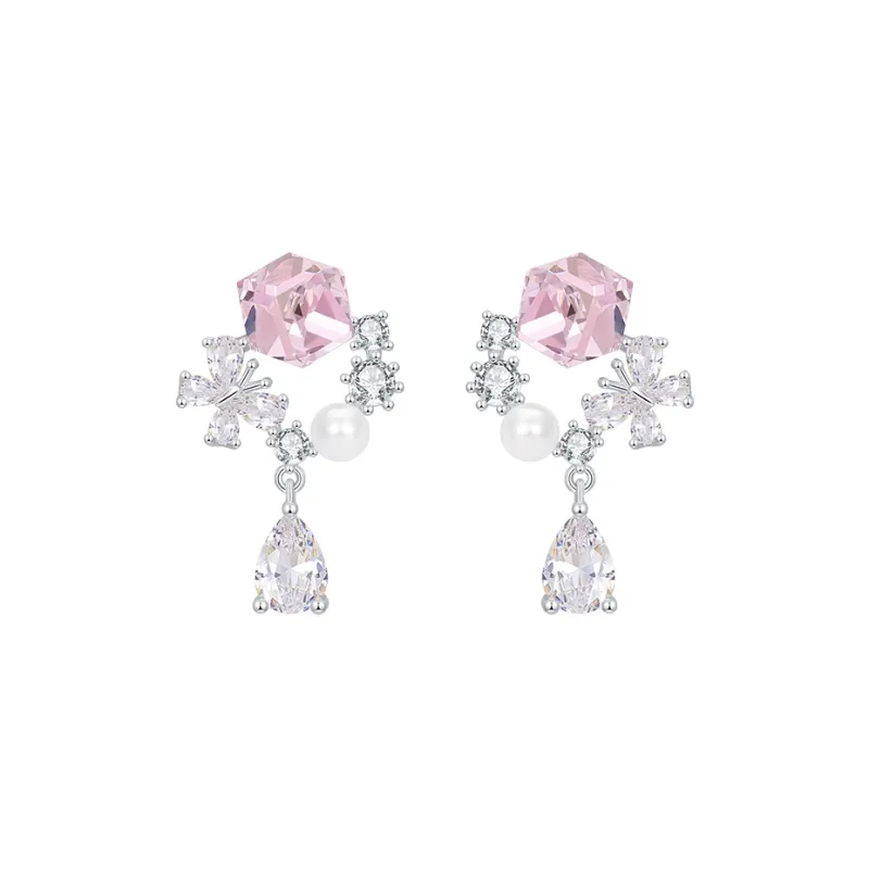Lady Go S925 Silver Earrings Women's-0