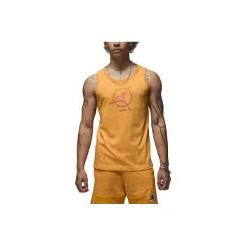 Jordan Tank Tops Men's Orange Yellow