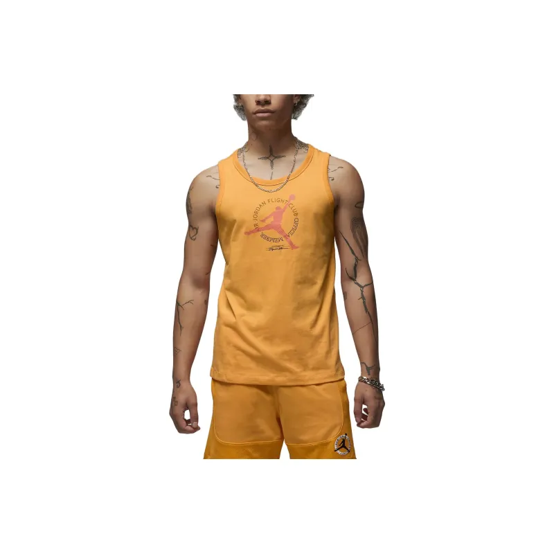 Jordan Tank Tops Men's Orange Yellow-0
