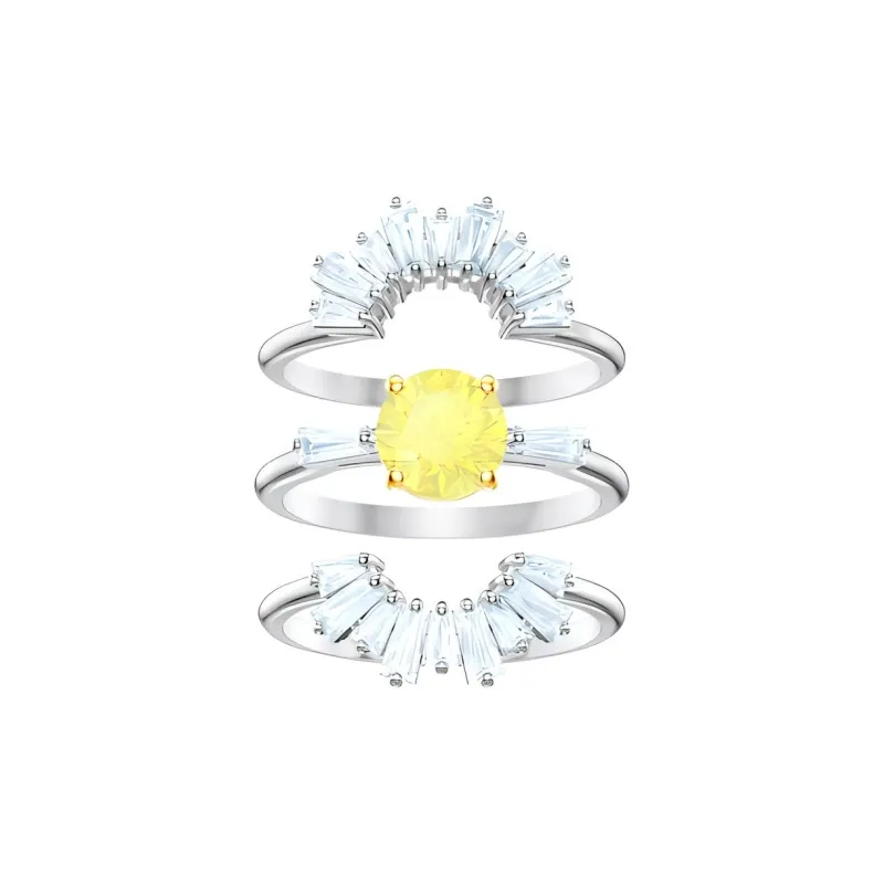 Swarovski Rhodium Plated Rings Women's-0