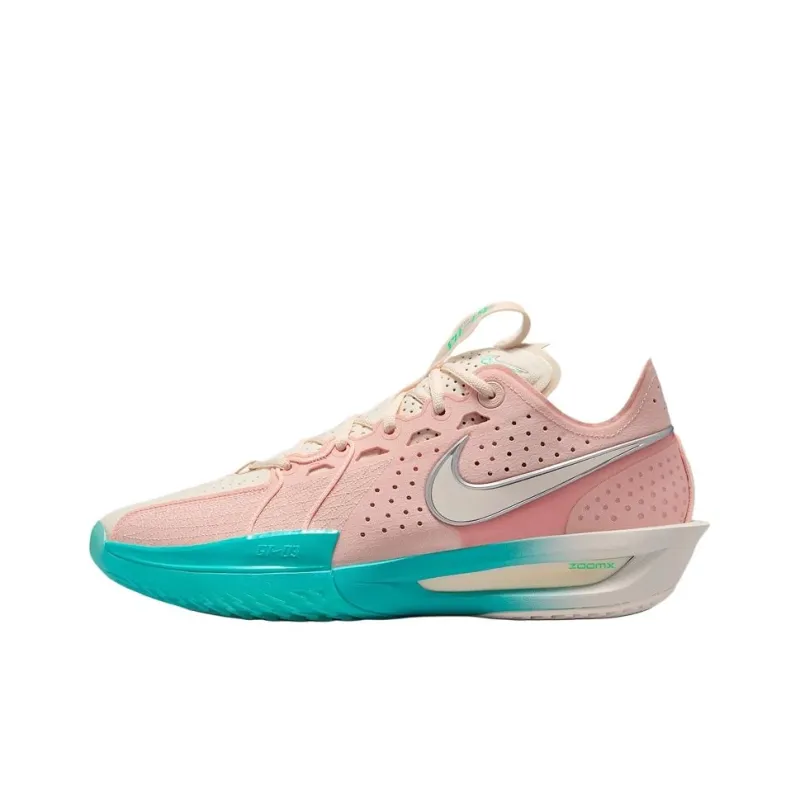 Nike G.T. Cut 3 Anti Slip Wear Resistant Low Top Basketball Shoes Men's Pink Blue-0