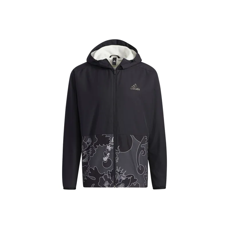 Adidas Aop Block Jacket Men's Black-0