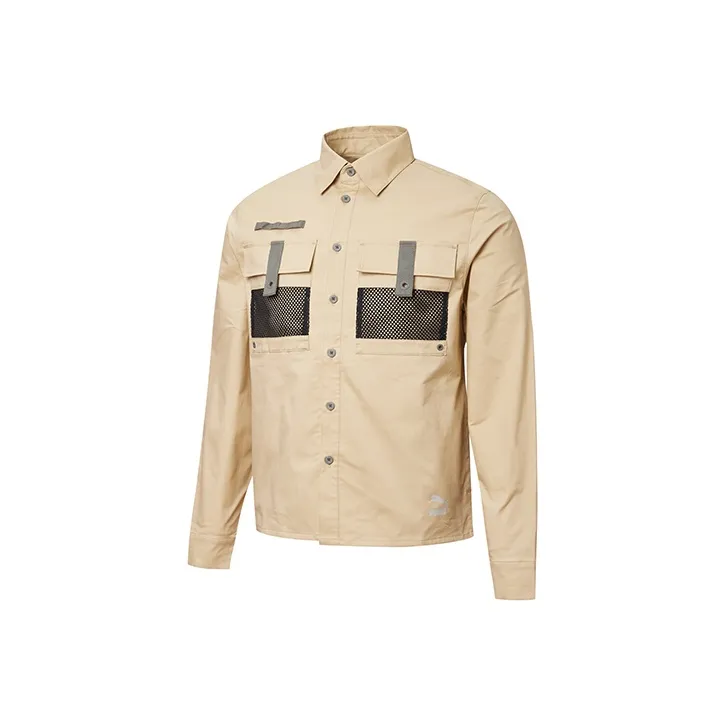 PUMA Jackets Men Khaki-0