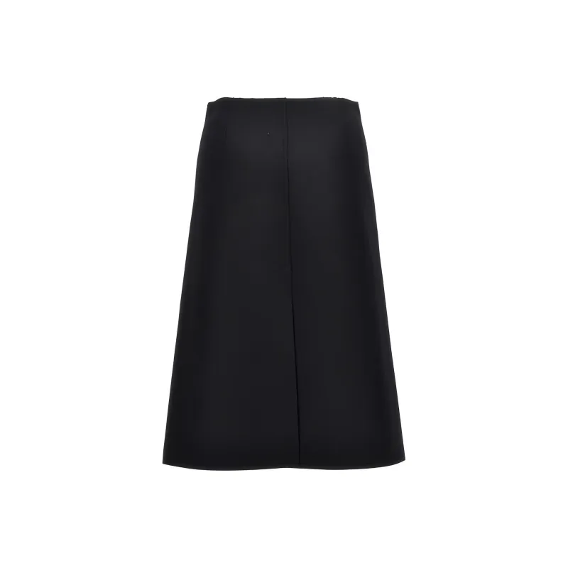 Lanvin Back Slit A Line Skirt-1