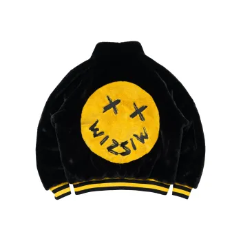 THEWIZBRAND Loose Fit Thickened Jacket Unisex Black