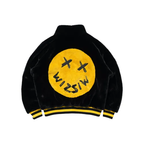 THEWIZBRAND Loose Fit Thickened Jacket Unisex Black