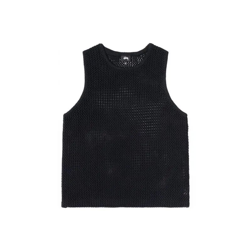 Stussy O'Dyed Mesh Tank Vest-0