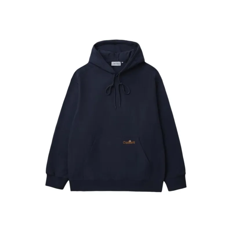 Carhartt WIP Hooded Label Script Sweatshirt-5