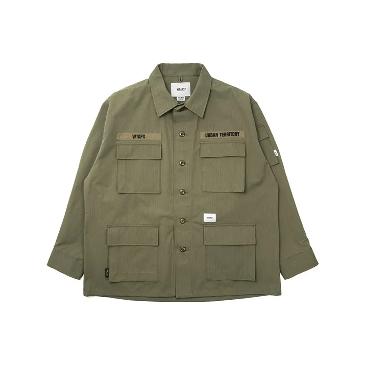 WTAPS Logo embroidered Shirt-0