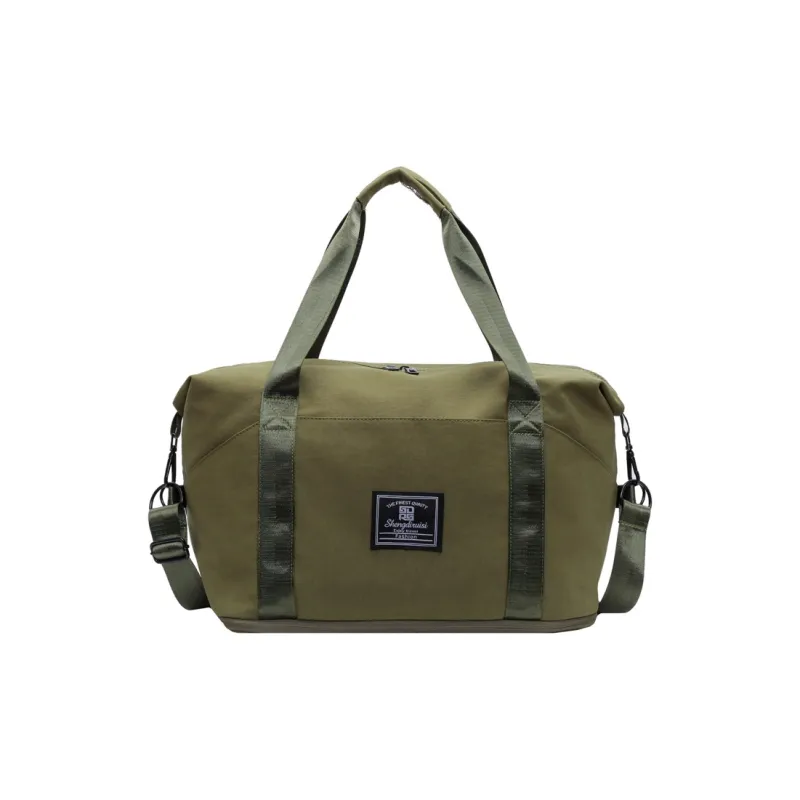 OUZIHUANG Oxford Travel Bag 30L Women's Multicolor-17