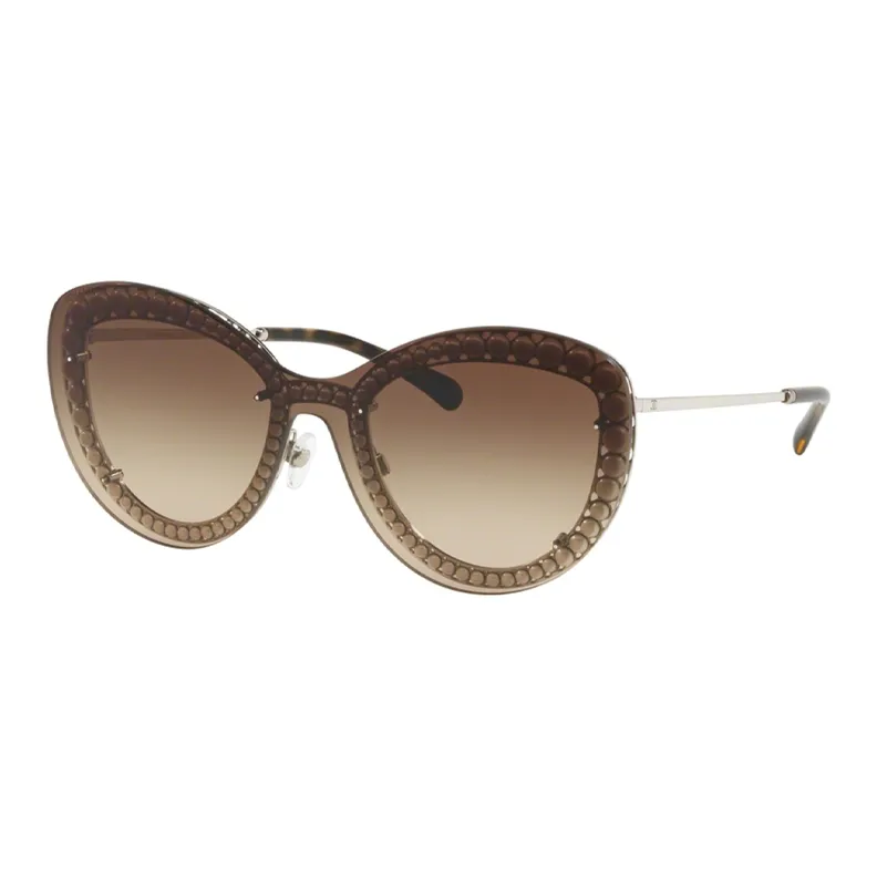 CHANEL Cat Eye Sunglasses Women's Brown-0