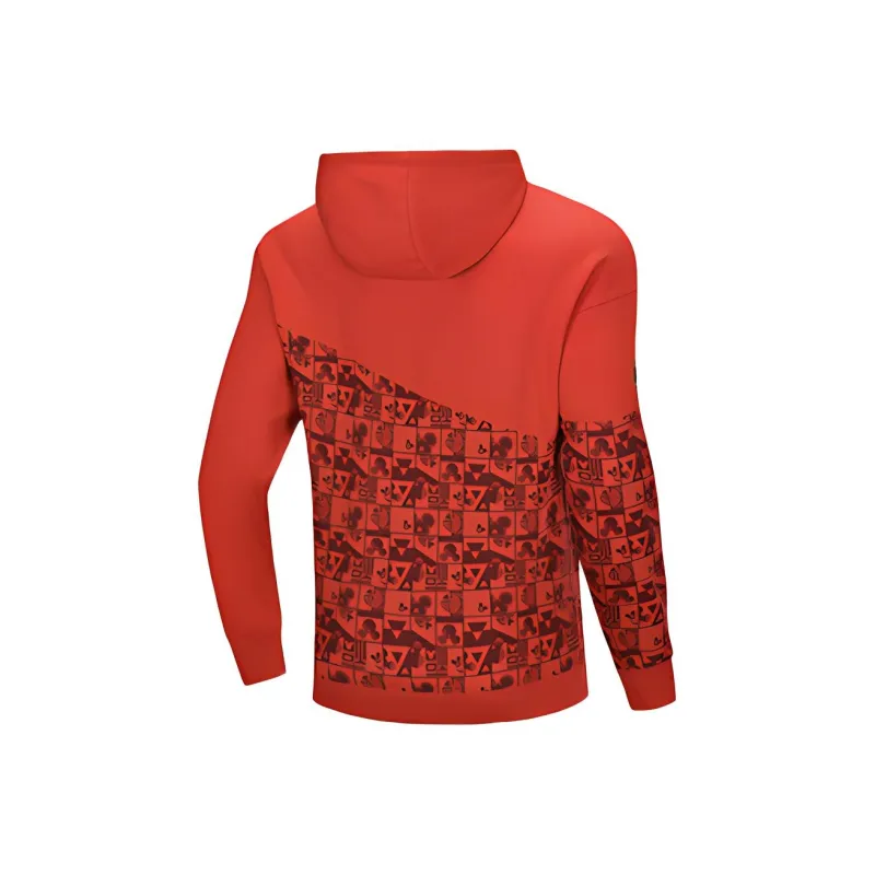 LiNing x Disney Sweatshirt Men's Cherry Total Crimson-1