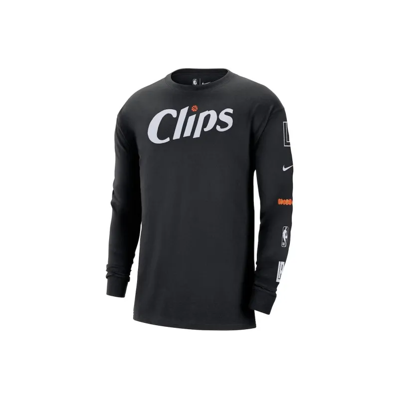 Nba X Nike T Shirts Men Black-0