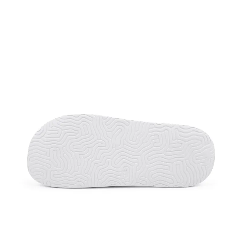 PEAK Tai Ji1.0 Quiet Slip Resistant Cushioning Slide Slippers Men's Tea White-4