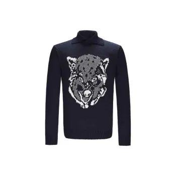 LARDINI Sweater Men's Navy Blue