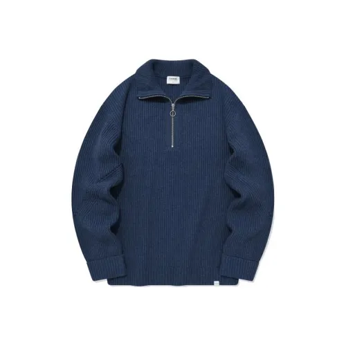 COVERNAT Sweaters Unisex Marine Blue
