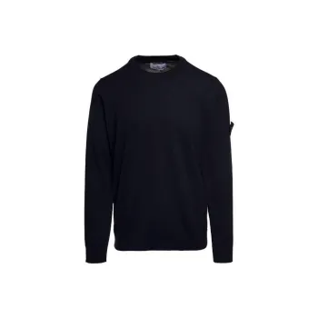 STONE ISLAND Logo Patch Crewneck Jumper