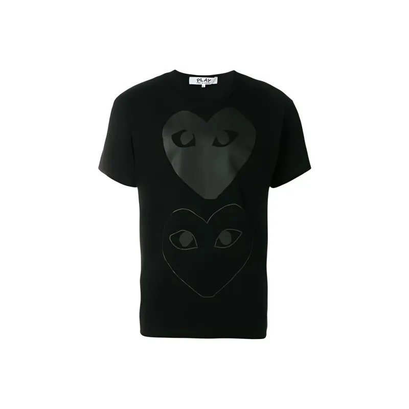 CDG Play T Shirts Men Black-0