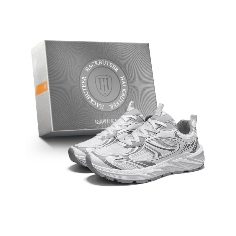 HACKBUTEER Low Top Chunky Sneakers Men's Box Included-6