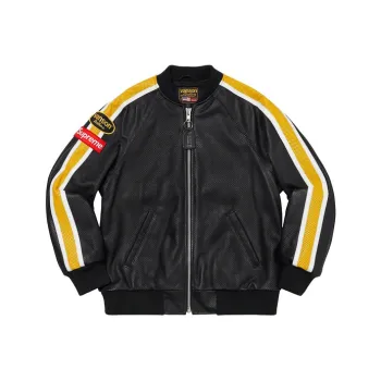 Supreme Vanson Leathers Perforated Bomber Jacket