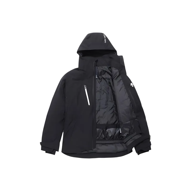 DESCENTE Puffer Jacket Men's Black-2