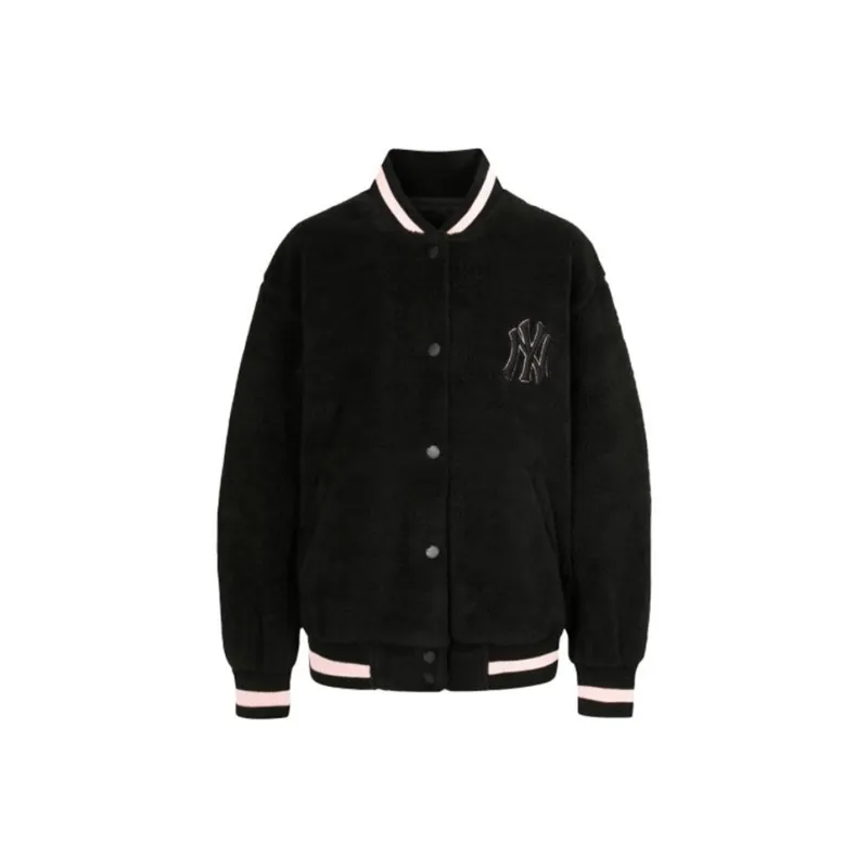 MLB Jackets Unisex Black Pink-0