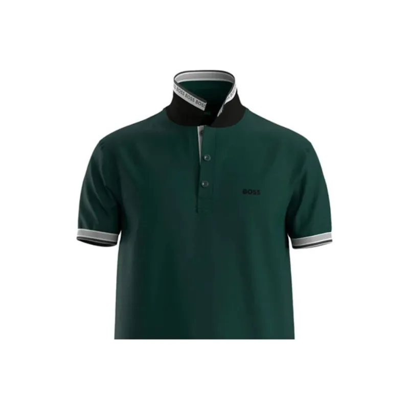 HUGO BOSS Piqué Polo Shirt-4