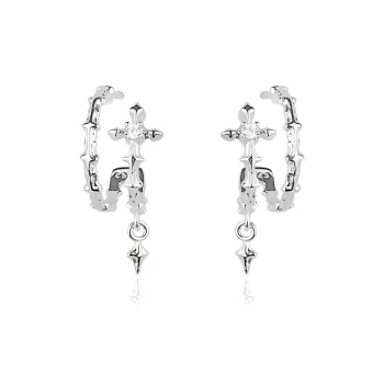 KEMLAIDA 925 Sterling Silver Earrings Women's