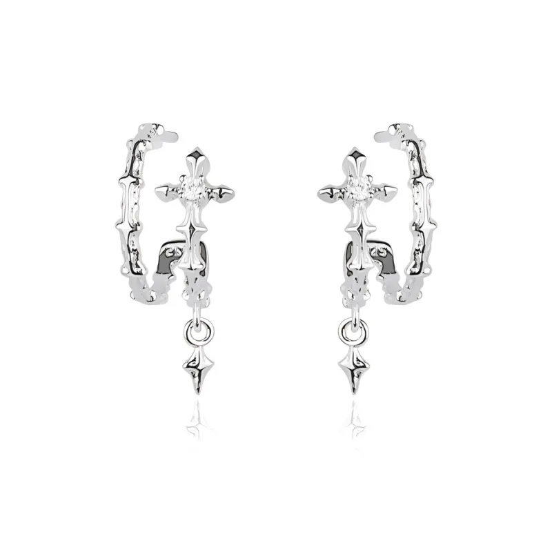 KEMLAIDA 925 Sterling Silver Earrings Women's-0