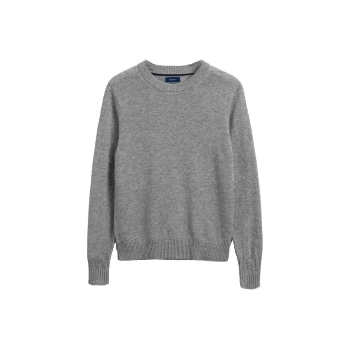 GANT Cashmere Sweater Unisex Smoke Gray-0