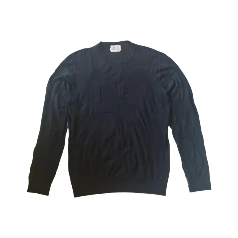 HERMES Cashmere Sweater Men's Black-0