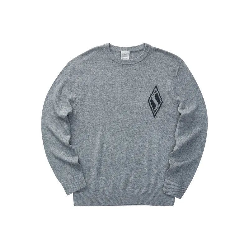 Skechers Diamond Series Sweaters Men Medium Heather Gray 004F-0