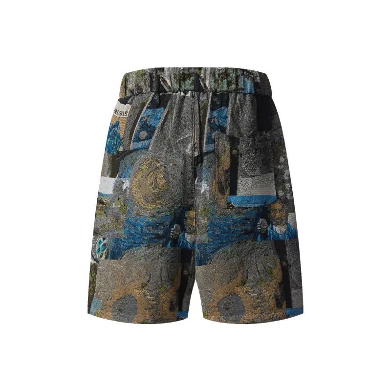 MESUCA Casual Shorts Unisex Prussian Blue-1