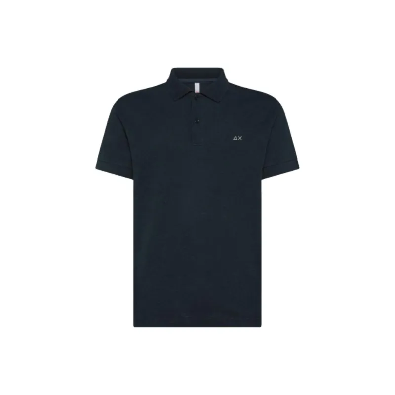 SUN68 Logo embroidered Polo Shirt-0