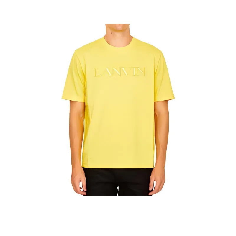Lanvin T Shirts Men Yellow-0