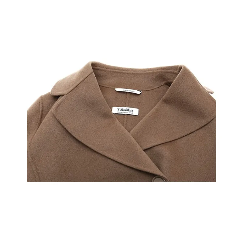 'S MAX MARA Coats Women's Brown-4