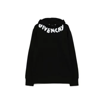 Givenchy Graffiti effect Logo Print Hoodies