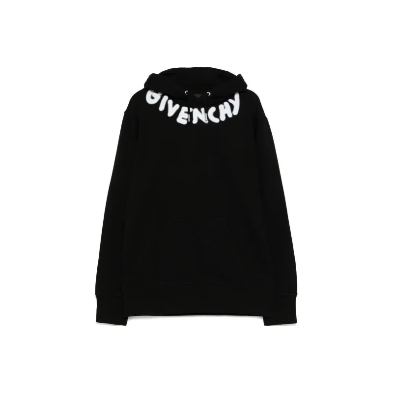 Givenchy Graffiti effect Logo Print Hoodies-0