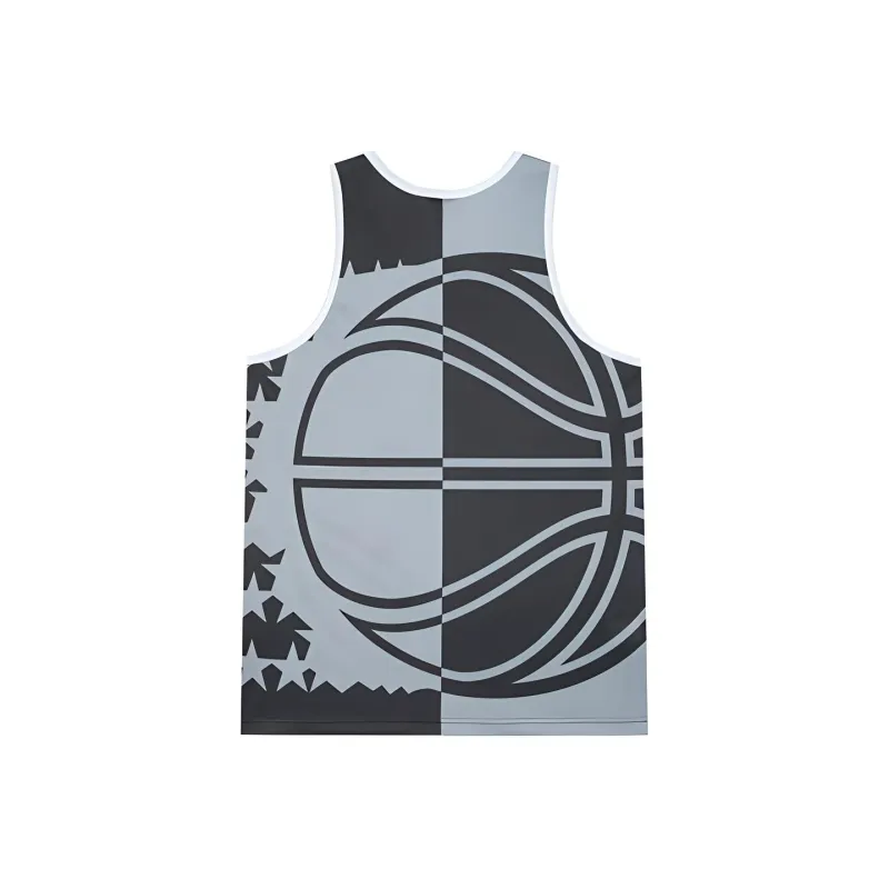 Mitchell & Ness Basketball Jerseys Unisex Gray-1