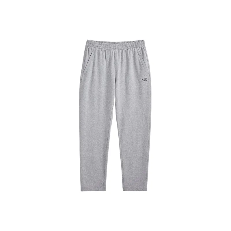 LiNing Knitted Sweatpants Unisex Heather Gray-0