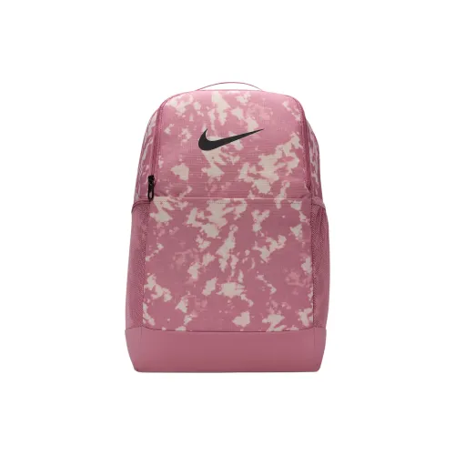 Nike Brasilia Polyester Backpack Medium Size Women's Pink