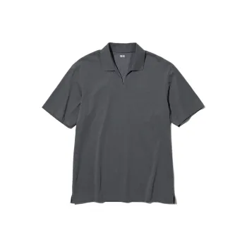 UNIQLO Polo Shirt Men's Lead Gray