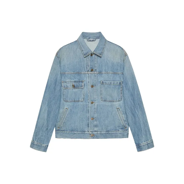 GUCCI Jackets Men Blue-0