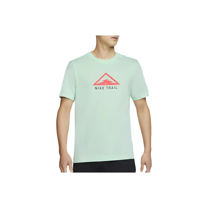 Nike T-Shirts Men Mint Green-0